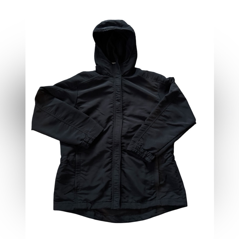 Vintage Nike Softshell Jacket Black Women Size Small Full Zip EUC